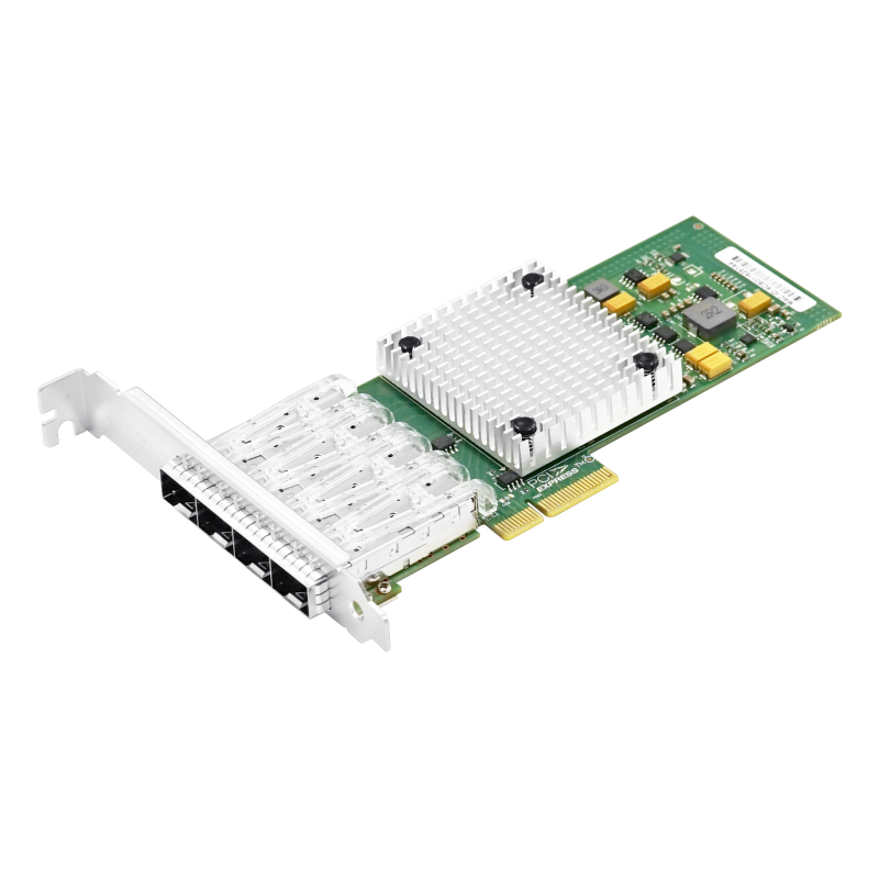 PCIE NIC, Quad Port SFP 1Gb  with Intel® I350AM4 Controller