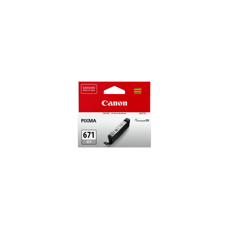 CANON CLI671GY GREY INK TANK FOR MG5760BK MG6860 M7760