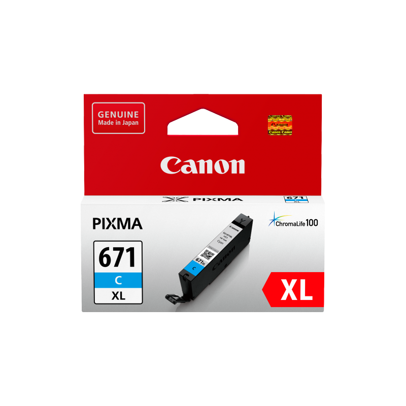 CANON CLI671XLC CYAN EXTRA LARGE INK TANK FOR MG5760BK  MG6860 MG7760