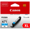 CANON CLI671XLC CYAN EXTRA LARGE INK TANK FOR MG5760BK  MG6860 MG7760