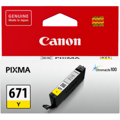 CANON CLI671Y YELLOW INK TANK FOR MG5760BK MG6860 M7760