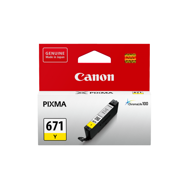 CANON CLI671Y YELLOW INK TANK FOR MG5760BK MG6860 M7760
