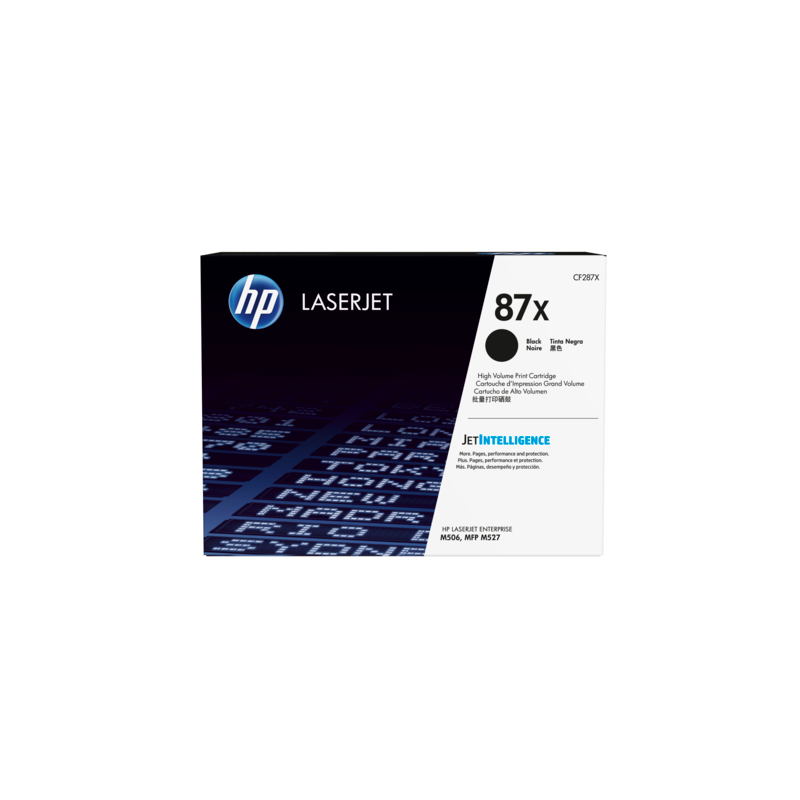 HP 87X BLACK LASERJET TONER CARTRIDGE 18K LJET ENT M506 /M527