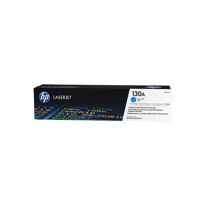 HP 130A CYAN LASERJET TONER CARTRIDGE-M153/M176/M177