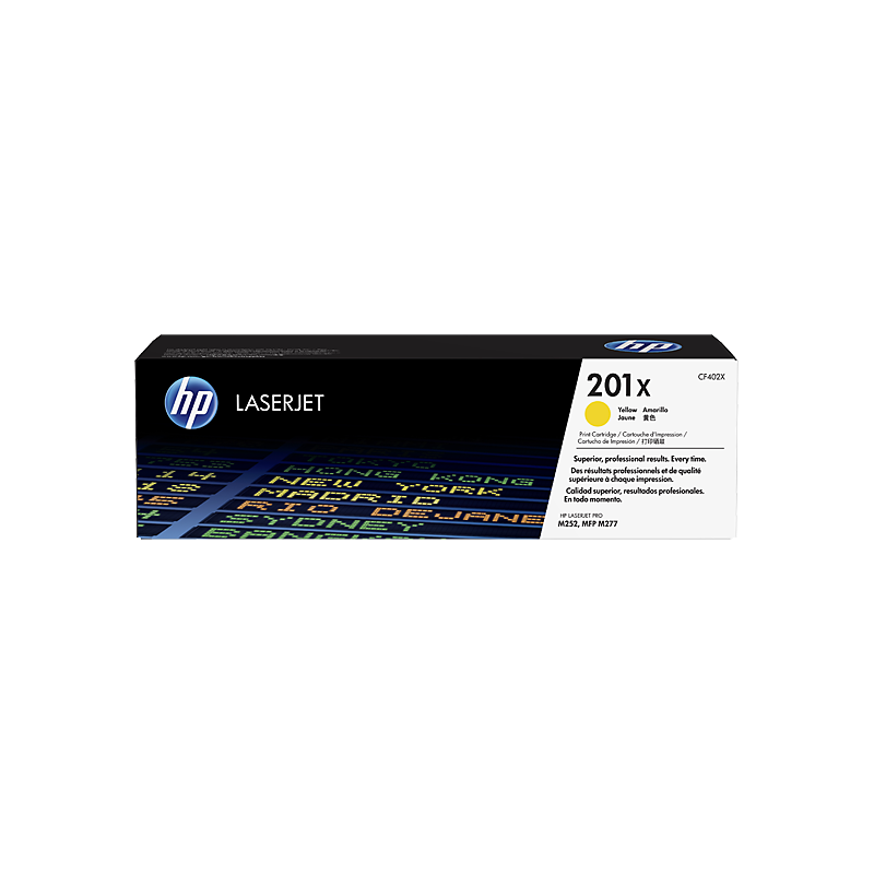 HP 201X YELLOW LASERJET TONER CARTRIDGE