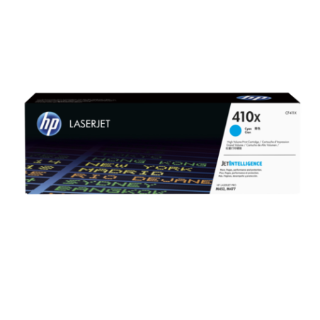 HP 410X CYAN LASERJET TONER CARTRIDGE 5K LJET M452/M477