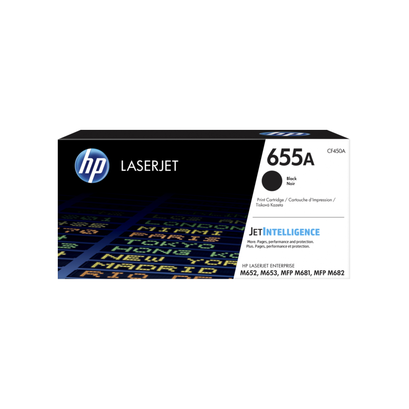 HP 655A BLACK ORIGINAL LASERJET TONER CARTRIDGE