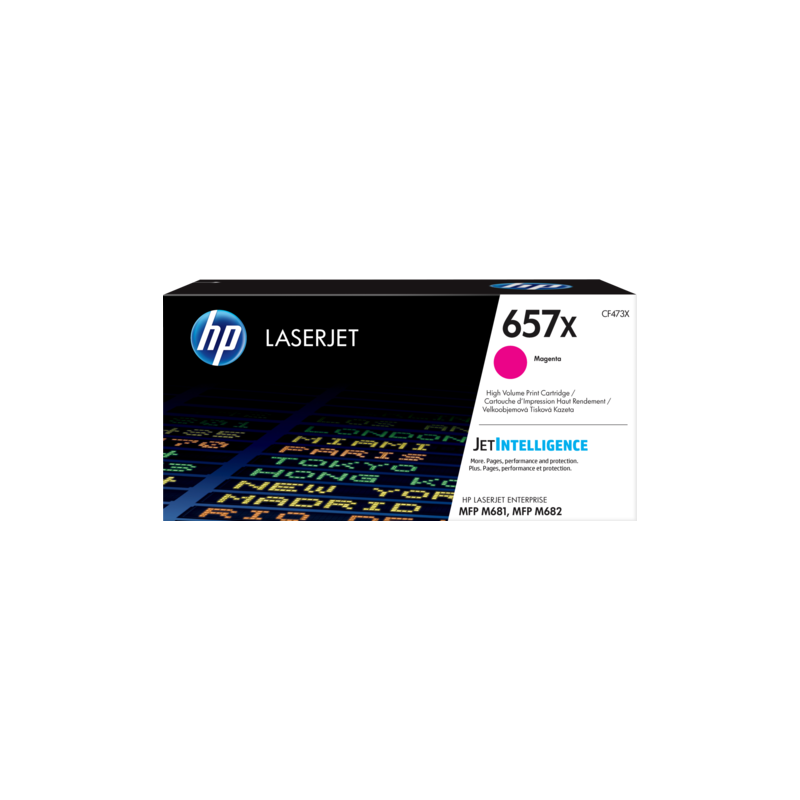 HP 657X MAGENTA ORIGINAL LASERJET TONER CARTRIDGE