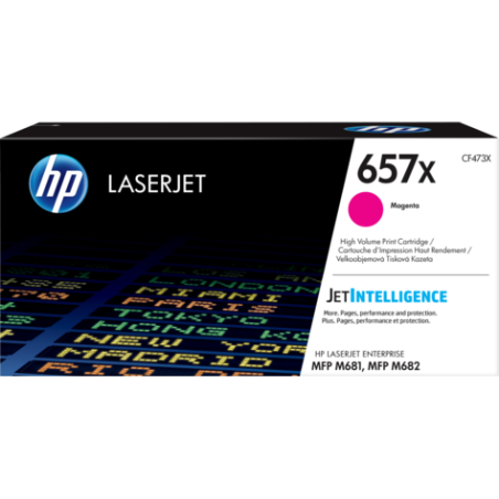 HP 657X MAGENTA ORIGINAL LASERJET TONER CARTRIDGE