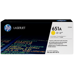 HP 651A LJ M775 YELLOW TONER CARTRIDGE YIELD 16K PAGES