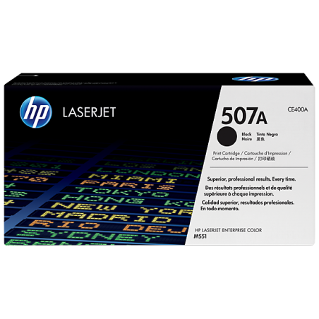 HP 507A BLACK TONER 5500 PAGE YIELD FOR M551