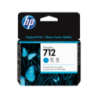 HP 712 29ML CYAN DESIGNJET INK CARTRIDGE FOR T230/T250/T650/STUDIO