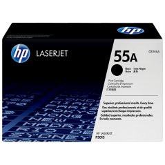 HP 55A BLACK TONER 6000 PAGE YIELD FOR LJ P3015