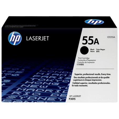 HP 55A BLACK TONER 6000 PAGE YIELD FOR LJ P3015