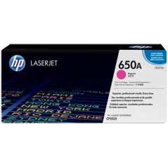 HP 650A MAGENTA TONER 15000 PAGE YIELD FOR CLJ CP5520