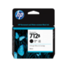 HP 712B 80ML BLACK DESIGNJET INK CARTRIDGE FOR T230/T250/T650/STUDIO
