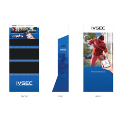 IVSEC POS DISPLAY STAND -Footprint 70 X 42 X 180CM - Free with IVSEC stocking order