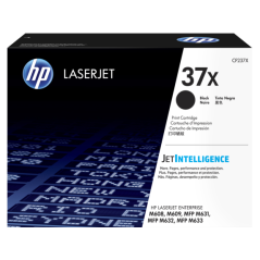 HP 37X HIGH YIELD BLACK ORIGINAL LASERJET TONER CARTRIDGE