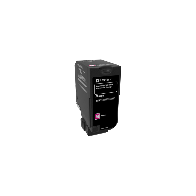 LEXMARK CS725 MAGENTA HIGH YIELD RETURN PROGRAM TONER CARTRIDGE 12K