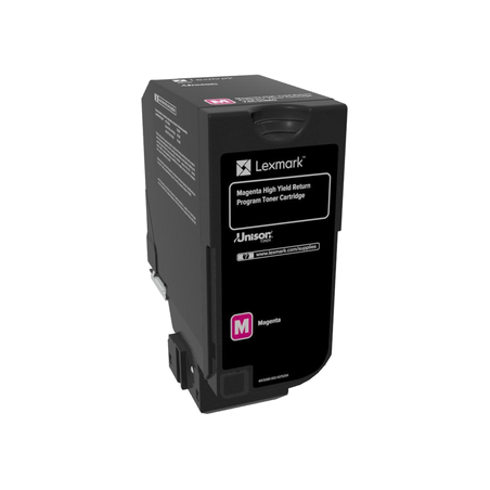 LEXMARK CS725 MAGENTA HIGH YIELD RETURN PROGRAM TONER CARTRIDGE 12K