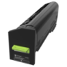 CX860 BLACK ULTRA HIGH YIELD RETURN PROGRAM TONER CART 55K