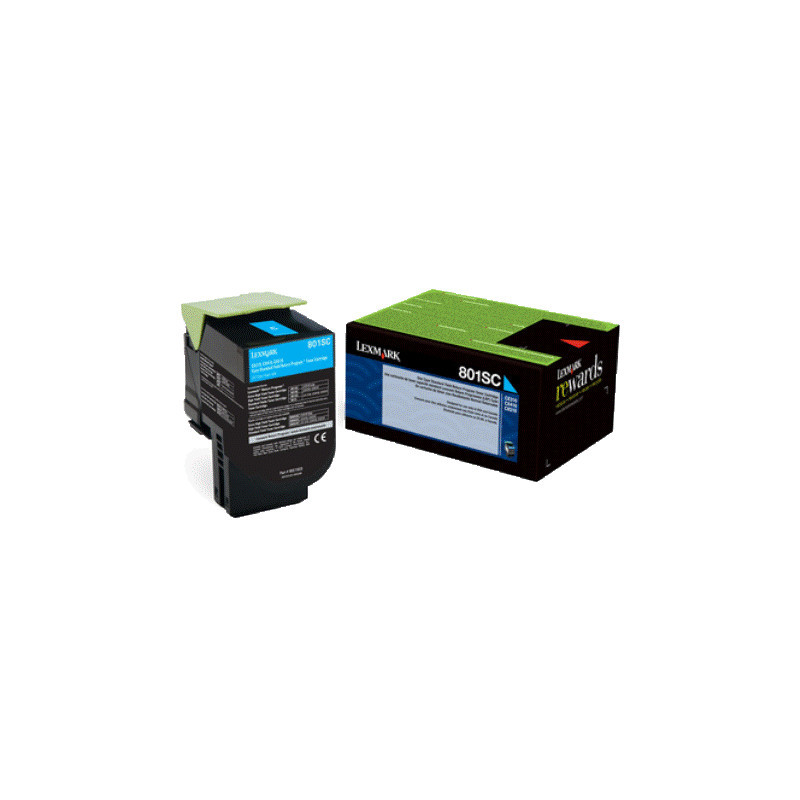 808SCE CYAN STANADRD YIELD TONER CARTRIDGE CORPORATE CARTRIDGE 2KCX310/410/510