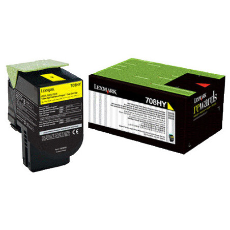 708XYE YELLOW EXTRA HIGH YIELD CORPORATE TONER CARTRIDGE 4K CS510