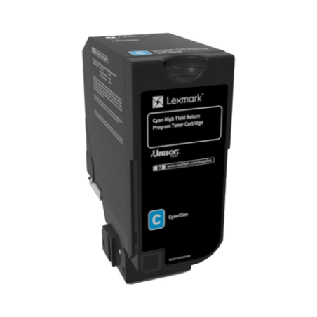 CX725 CYAN HIGH YIELD RETURN PROGRAM TONER CARTRIDGE 16K