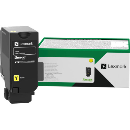 LEXMARK CX735 YELLOW RETURN PROGRAM 16.2K TONER CARTRIDGE