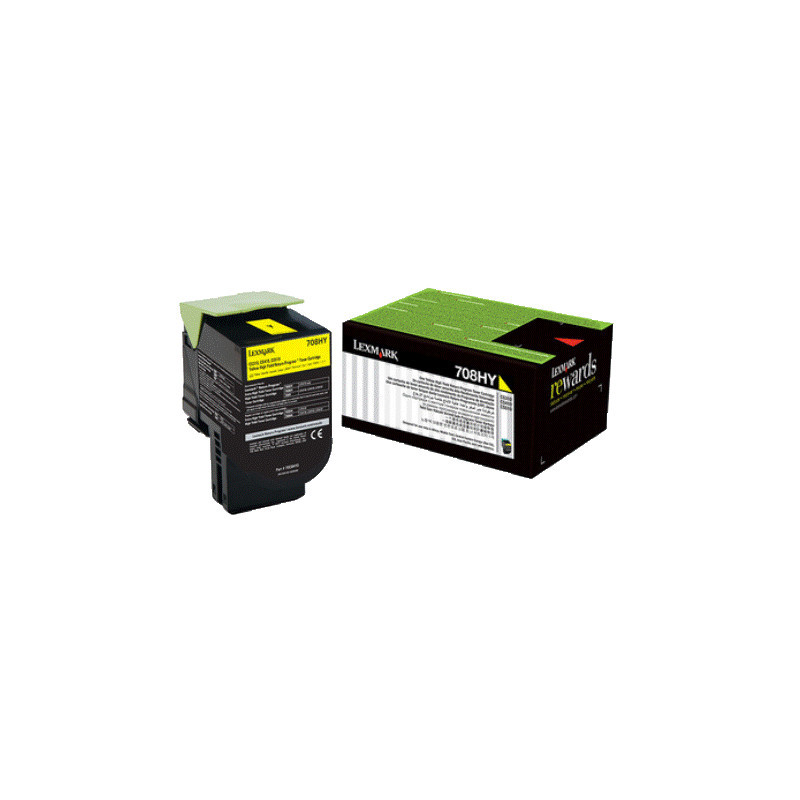 708HYE YELLOW HIGH YIELD CORPORATE TONER CARTRIDGE 3K CS310/CS410/CS510