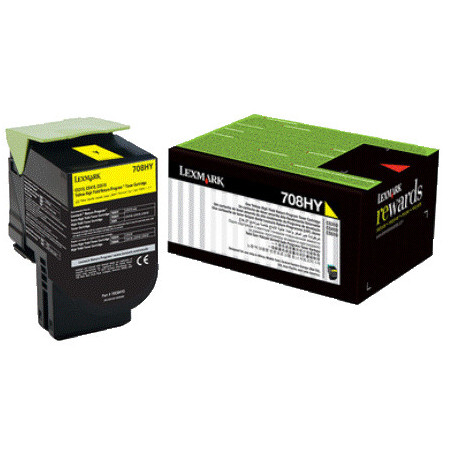 708HYE YELLOW HIGH YIELD CORPORATE TONER CARTRIDGE 3K CS310/CS410/CS510