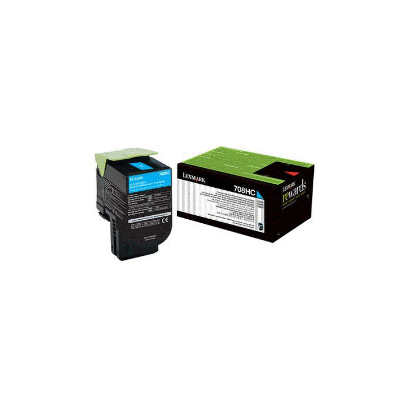 708HCE CYAN HIGH YIELD CORPORATE TONER CARTRIDGE 3K CS310/CS410/CS510