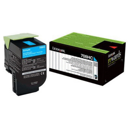 708HCE CYAN HIGH YIELD CORPORATE TONER CARTRIDGE 3K CS310/CS410/CS510