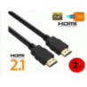 HIGH QUALITY HDMI 2.1 2M Cable Ultra-HD (UHD) 8K 48Gbs with Audio & Ethernet Support
