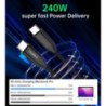 CHOETECH XCC-1035 USB-C M to M PD3.1 240W Super Fast Charging Cable 1M 