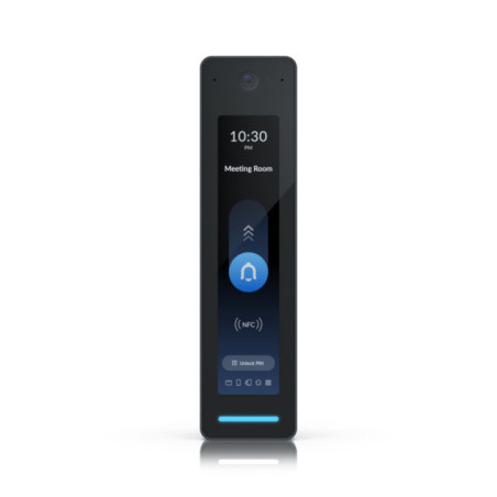 Ubiquiti UniFi Access Reader G2 Professional (BLACK), 2-Way Intercom, Unlock Via NFC or Unifi Identity, IP55 Weather Resistance,
