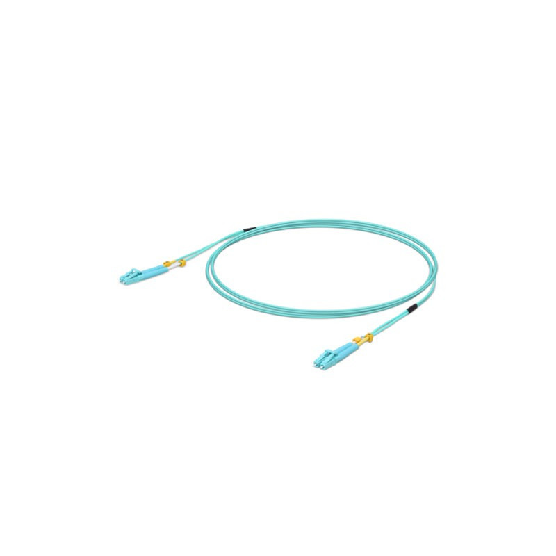 Ubiquiti MultiMode 10 Gbps OM3 Duplex LC Cable, 1m Length, Single Unit,10 Gbps Throughput, LC-LC Connector,