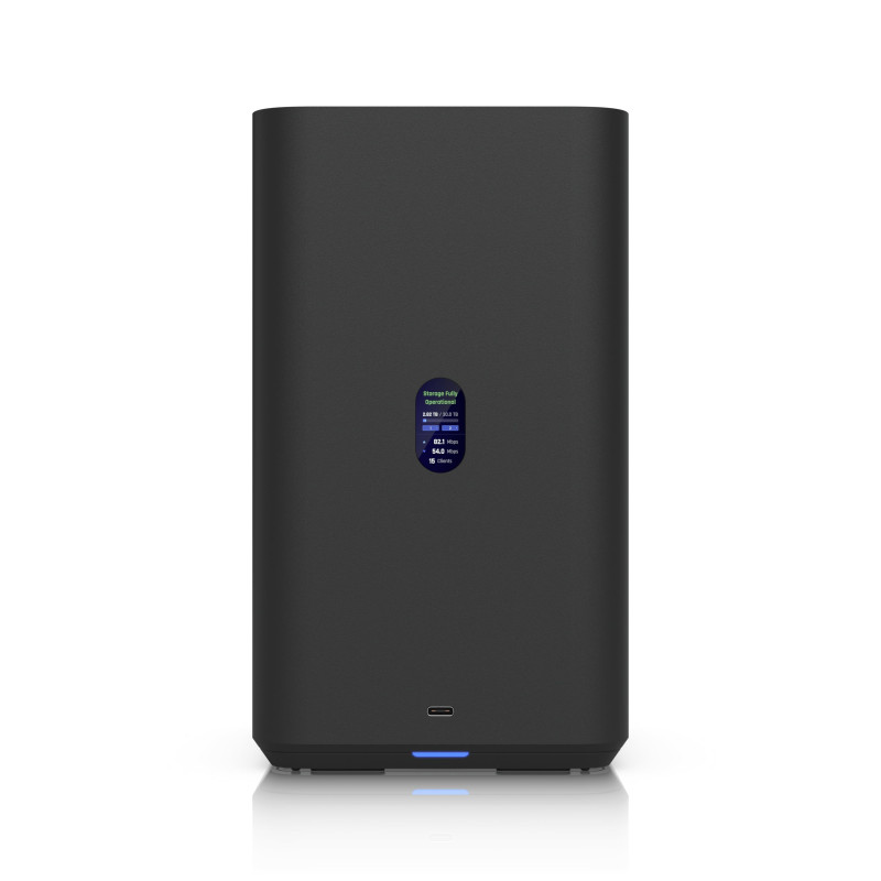 Ubiquiti UNAS 2, Black, UniFi Network Attached Storage (2)3.5' HDD Bays, 2.5 GbE Networking, USB-C Connectivity, PoE++ Adapter, 