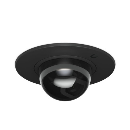 Ubiquiti G5 Dome Camera Ultra Flush Mount,Black,Accessory For Recessed Instal Into A Wall/Ceiling With Smoked Bubble Enhanced Di