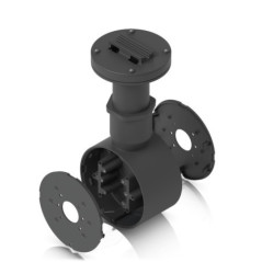 Ubiquiti Camera Dual Mount,Black,Tamper-resistant,Back-to-back,2 Bullet/Dome/Turret,Sup Surface/Pole/Pendant Instal,1 1/2' NPS T