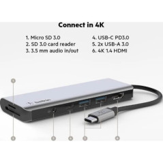 Belkin USB-C 7in1 Multiport adapter