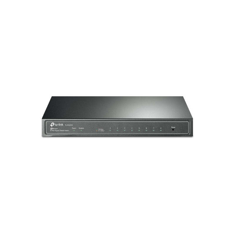 TP-Link JetStreamâ„¢ 8-Port Gigabit Smart Switch, 8Ã— Gigabit RJ45 Ports including 1 PoE IN Port, 5-Year WTY