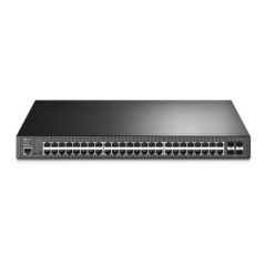 TP-Link JetStreamâ„¢ 52-Port Gigabit L2+ Managed Switch with 48-Port PoE+, 48Ã— Gigabit PoE+ Ports, 4Ã— Gigabit SFP Slots, RJ45/