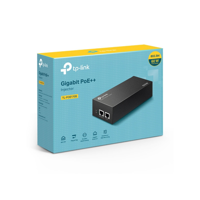 TP-Link PoE++ Injector Adapter-(TL-POE170S)