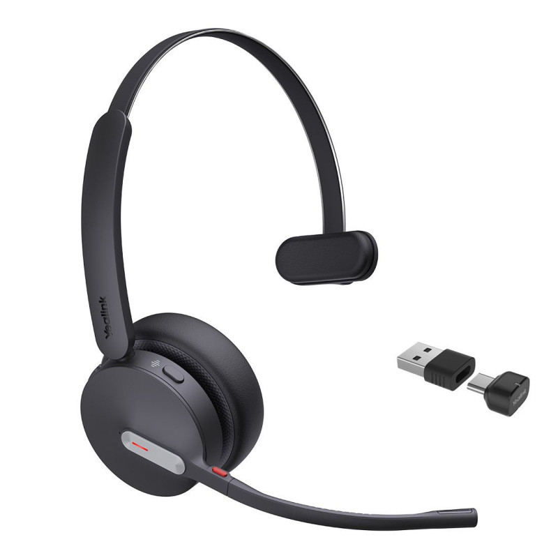 Yealink (BH70-M-UC-C/A) UC Certified Mono Bluetooth Headset, Mono, USB-C/A
