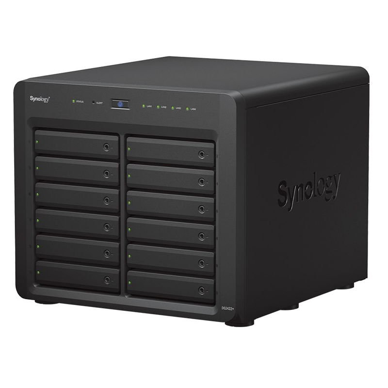 Synology DS2422+ DiskStation 12-Bay NAS. PLS CHECK FOR HDD CAPABILITY