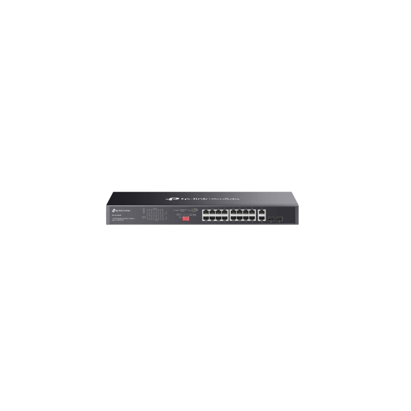 Omada 18-Port Gigabit Rackmount  Switch with 16-Port PoE+