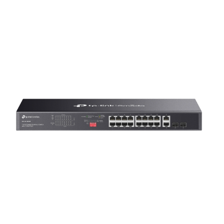 Omada 18-Port Gigabit Rackmount  Switch with 16-Port PoE+