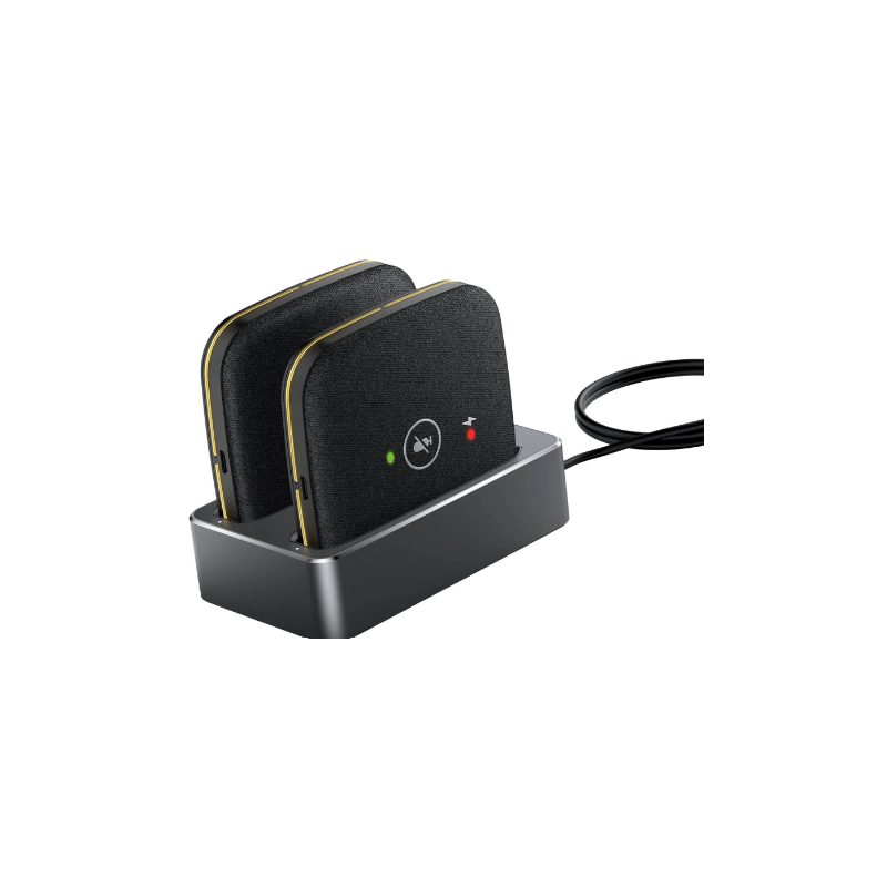 Yealink (CPW65-PKG) Wireless DECT Microphone, includes 2x CPW65, charging cradle and 1 x WDD60 USB dongle