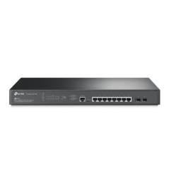 TP-Link JetStreamâ„¢ 8-Port 2.5GBASE-T and 2-Port 10GE SFP+ L2+ Managed Switch with 8-Port PoE+,RJ45/Micro-USB Console Port, 5-Y